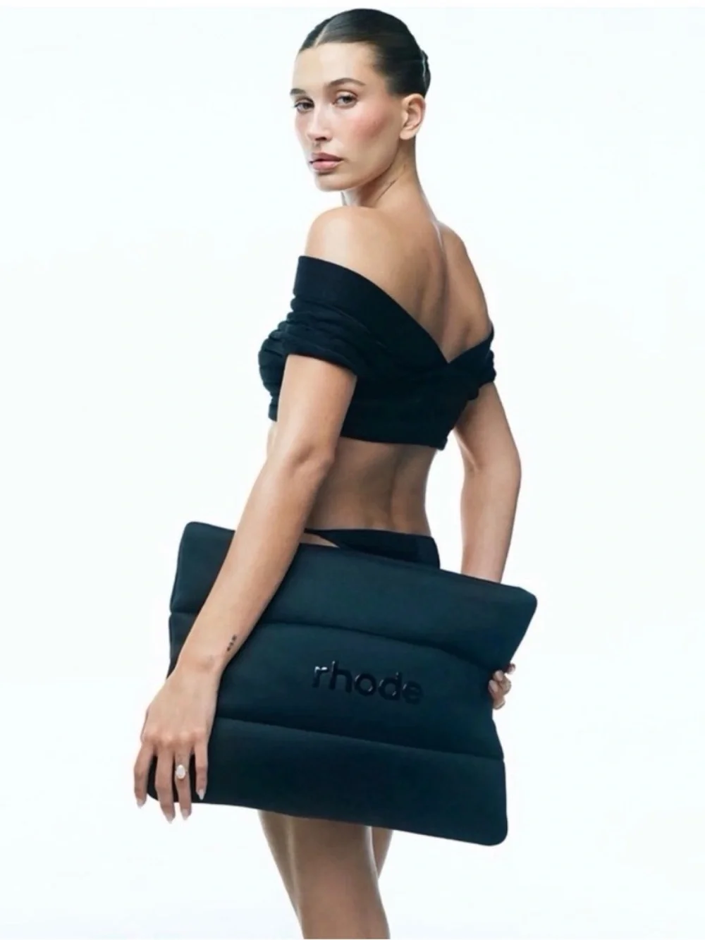 RHODE Black Bubble Bag